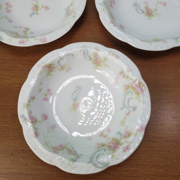 Haviland The Princess Rimmed Fruit Dessert Sauce Bowl Limoges France Lot of 3 - Picture 4 of 9